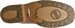 Bottom view of Double H Boot Mens 12 In Domestic Wide Square Steel Toe ICE Roper